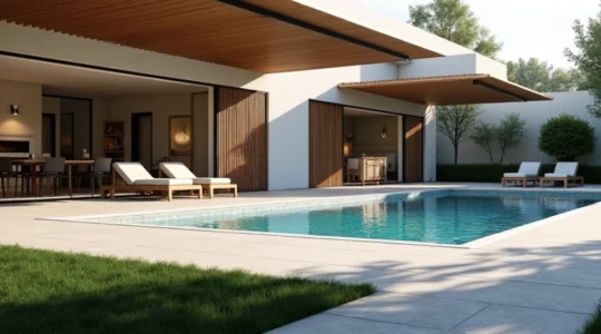 Pérgola bioclimática retráctil